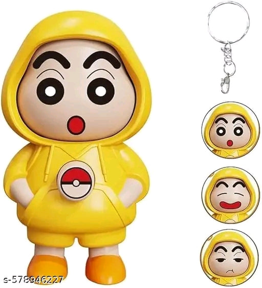 Face Changing Keychain with 3 Expressions 3D Cartoon
