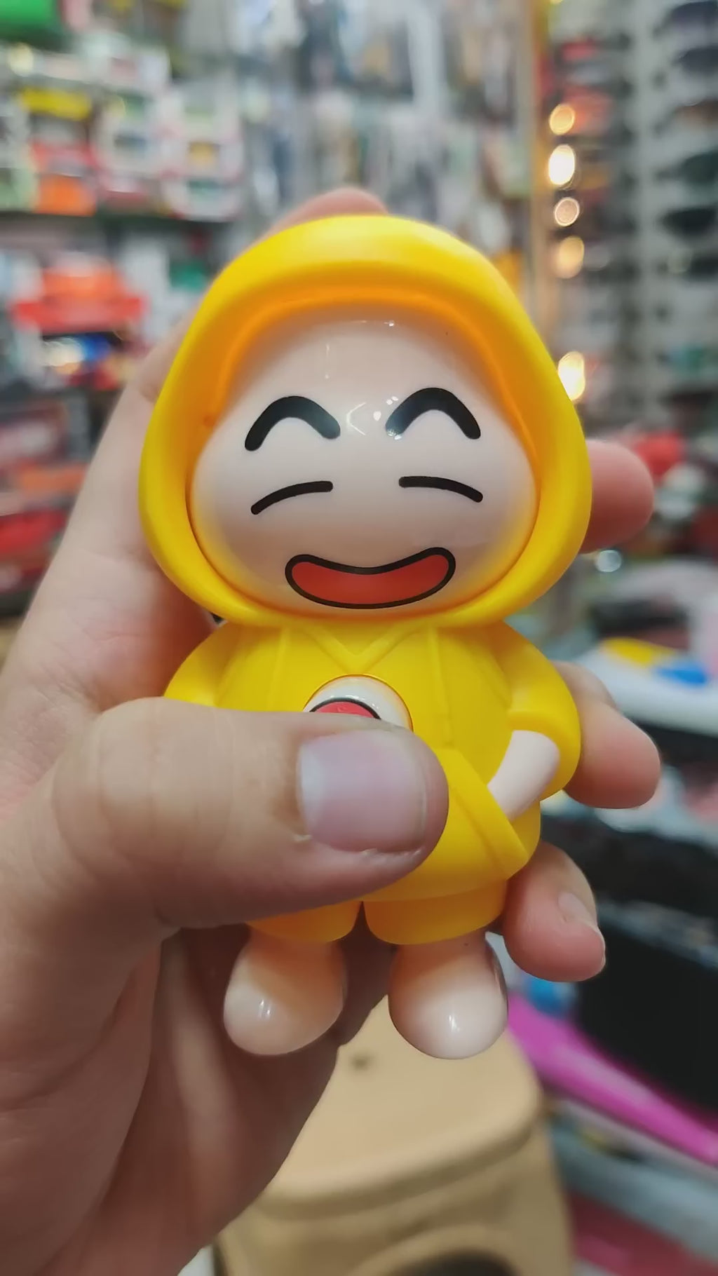 Face Changing Keychain with 3 Expressions 3D Cartoon